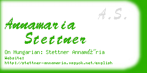 annamaria stettner business card